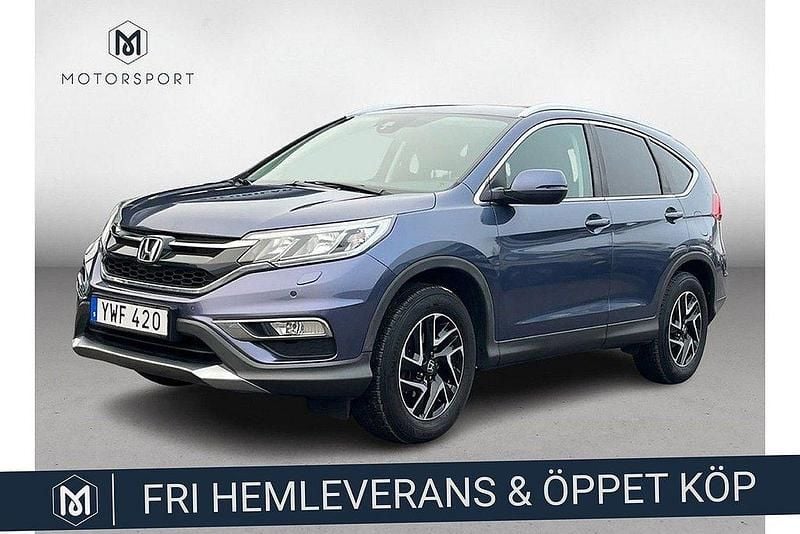 Blå Begagnad 2017 Honda CR-V Elegance Plus SUV | 169 900 kr (Bra pris) - Bild 1/4