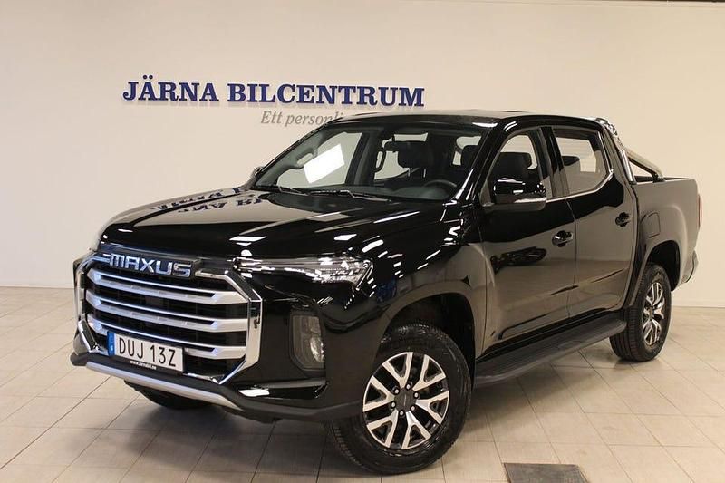Svart Begagnad 2022 Maxus e-T90 Pickup | 304 900 kr (Marknadspris) - Bild 1/4