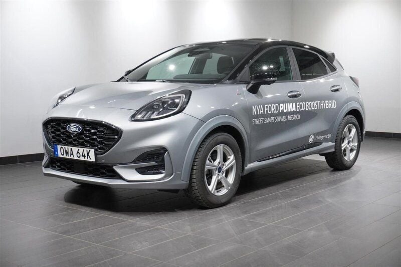 Grå/silver Begagnad 2024 Ford Puma ST-Line X SUV | 349 900 kr - Bild 1/4