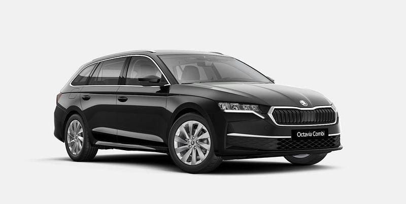 Svart Ny 2025 Skoda Octavia Selection Kombi | 349 900 kr (Marknadspris) - Bild 1/4