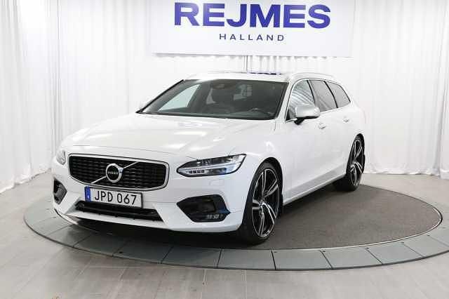 Vit Begagnad 2017 Volvo V90 R-Design Kombi | 304 500 kr (Marknadspris) - Bild 1/4