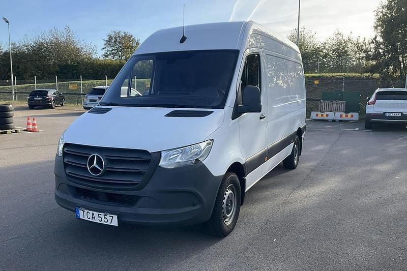 Vit Begagnad 2019 Mercedes Sprinter Van | 269 000 kr (Superpris) - Bild 1/4