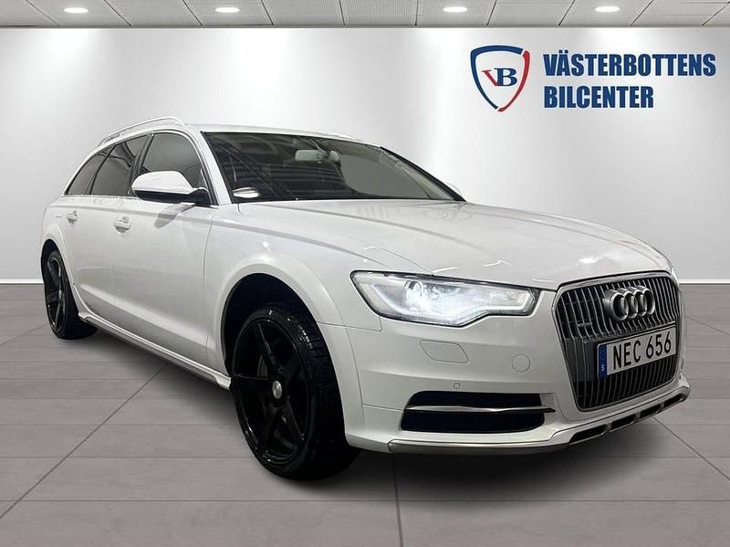Vit Begagnad 2013 Audi A6 Allroad Comfort Kombi | 154 900 kr (Marknadspris) - Bild 1/4