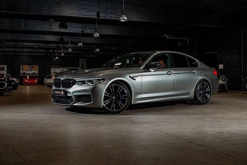 Begagnad BMW M5 Competition Edition 608 HK (447 kW) 2018 Silver Sedan