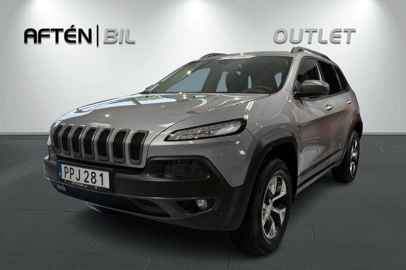 Grå Begagnad 2014 Jeep Cherokee Trailhawk SUV | 134 900 kr (Marknadspris) - Bild 1/3