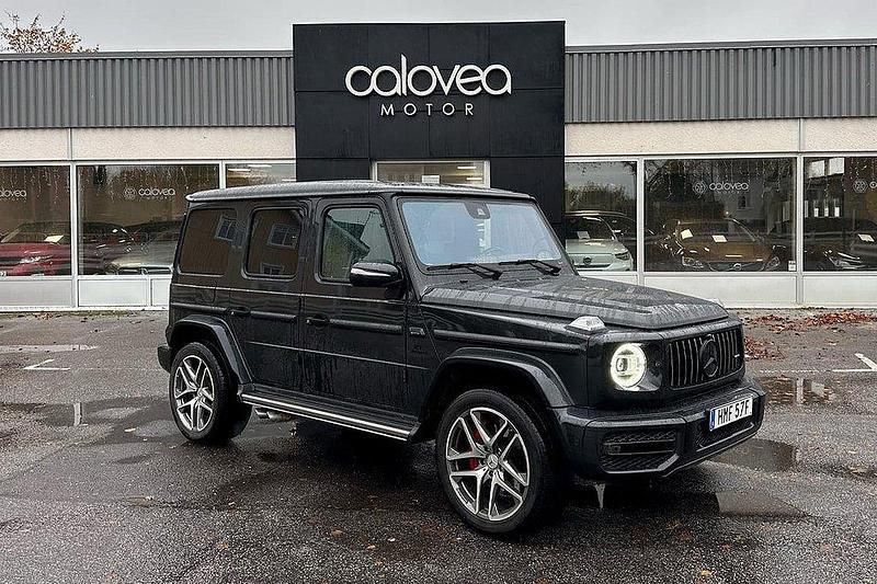 Svart Begagnad 2020 Mercedes G63 AMG Premium SUV | 1 499 900 kr - Bild 1/4