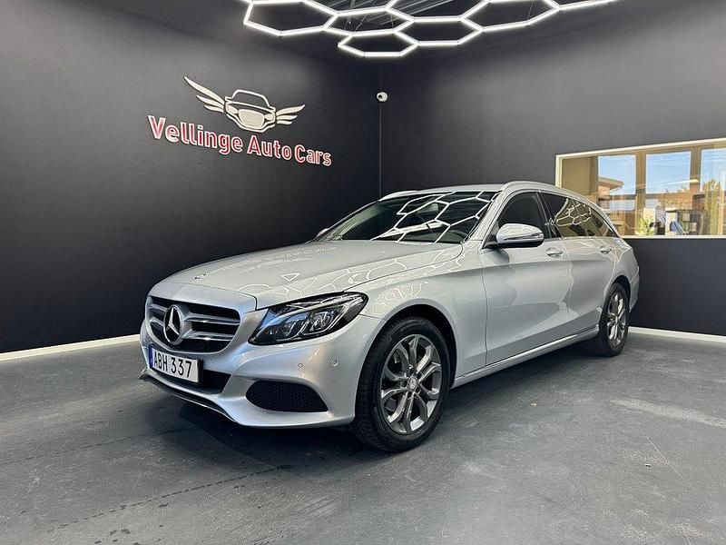 Silver Begagnad 2016 Mercedes C220 Avantgarde Kombi | 249 900 kr (Marknadspris) - Bild 1/4