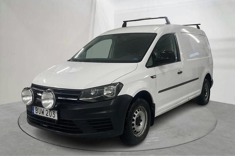 Vit Begagnad 2017 VW Caddy Maxi Minibuss | 109 000 kr (Superpris) - Bild 1/4