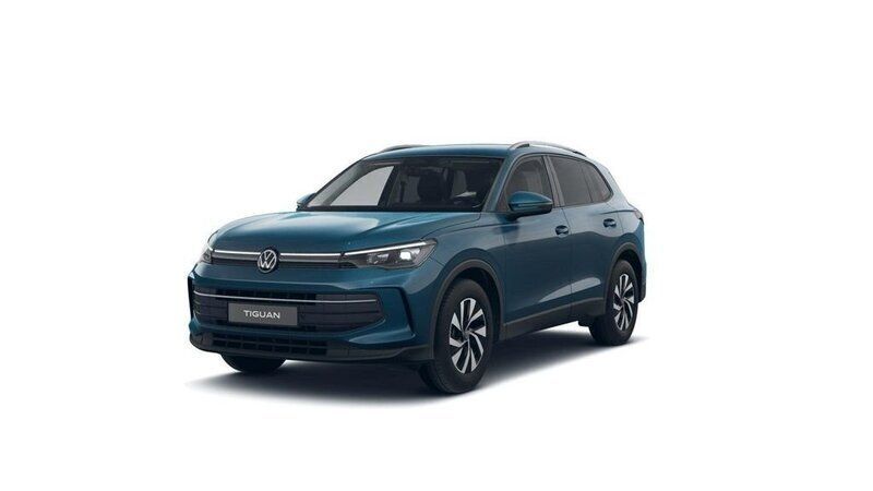 Mörkblå Ny 2025 VW Tiguan Life SUV | 415 500 kr (Marknadspris) - Bild 1/4