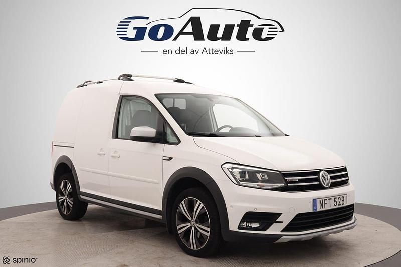 Vit Begagnad 2020 VW Caddy Minibuss | 259 500 kr (Marknadspris) - Bild 1/4