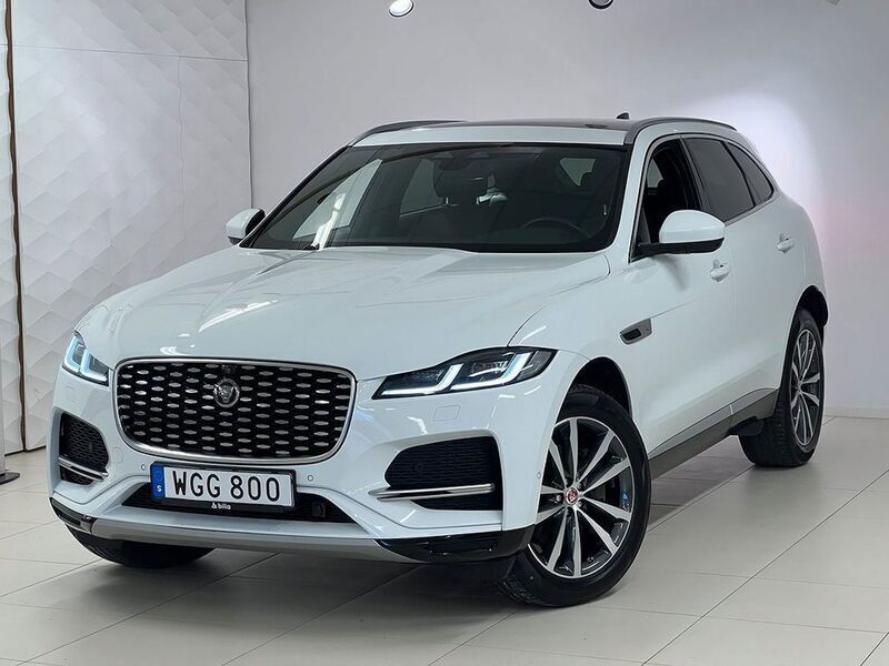 Vit Begagnad 2021 Jaguar F-Pace SUV | 439 000 kr (Marknadspris) - Bild 1/4