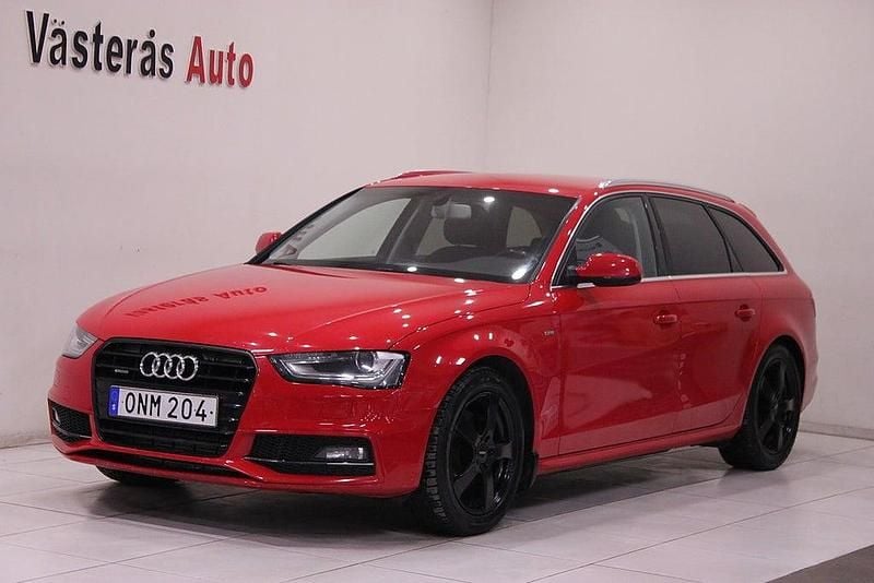 Begagnad Audi A4 S-Line 150 HK (110 kW) 2014 Röd Kombi