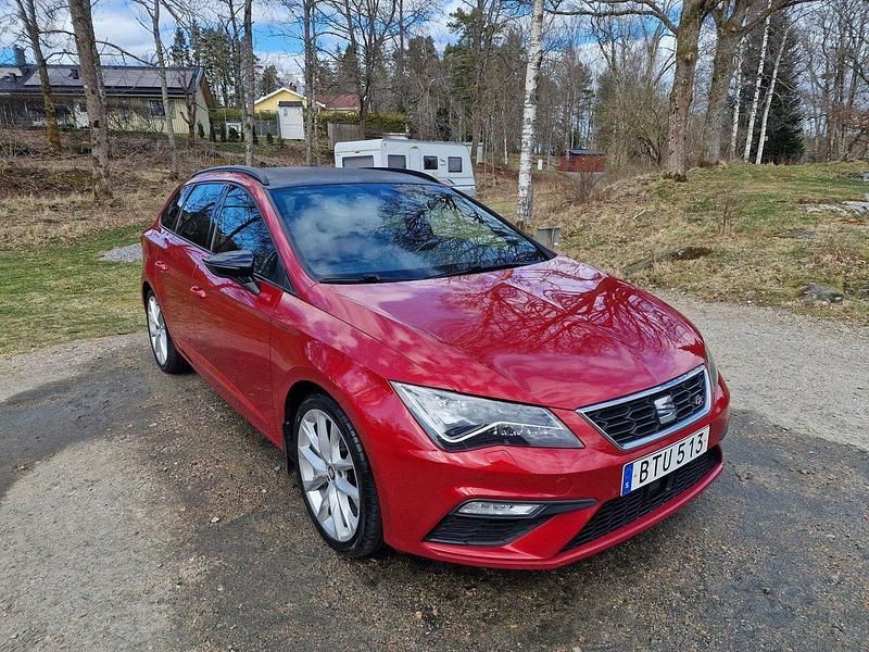 Röd Begagnad 2018 Seat Leon ST FR Kombi | 150 000 kr (Bra pris) - Bild 1/4