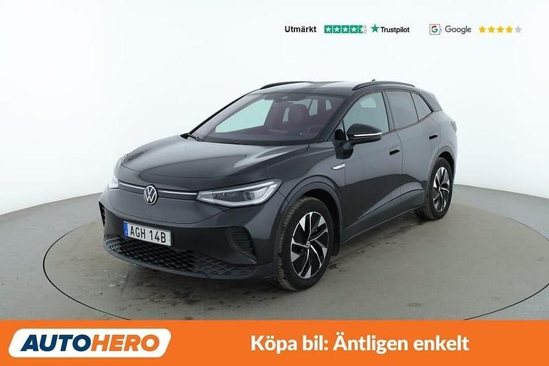 Grå Begagnad 2021 VW ID.4 Pro Performance SUV | 314 000 kr (Marknadspris) - Bild 1/4