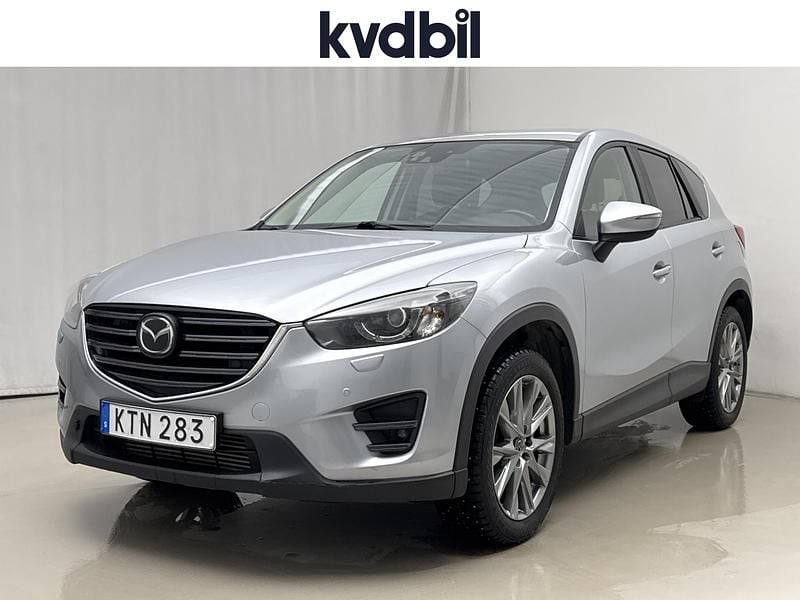 Grå Begagnad 2015 Mazda CX-5 Optimum SUV | 109 000 kr (Marknadspris) - Bild 1/3