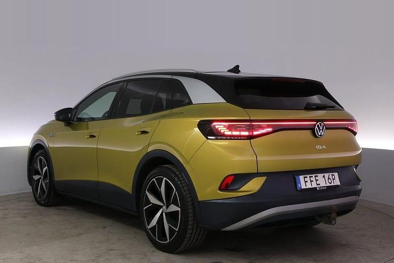 Begagnad VW ID.4 Pro Performance 150 kW (204 HK) 2021 Gul SUV