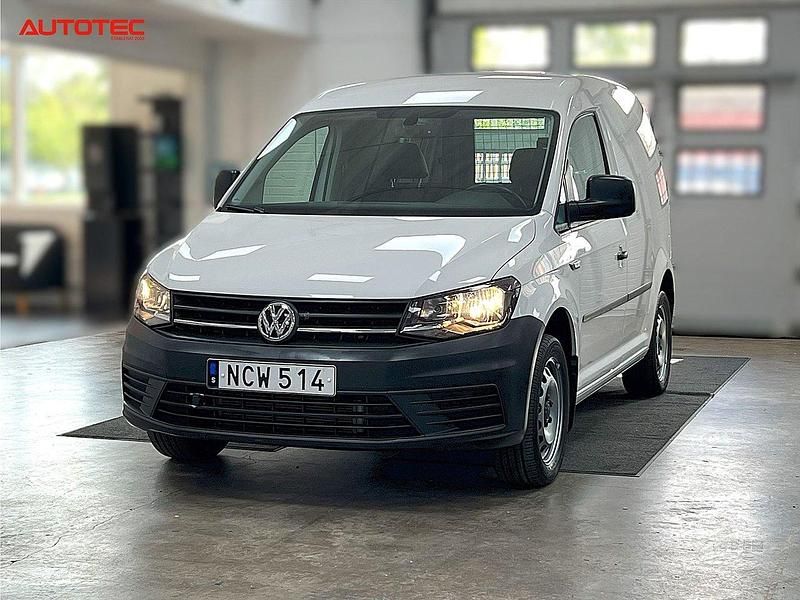 Vit Begagnad 2016 VW Caddy Minibuss | 149 500 kr (Superpris) - Bild 1/4