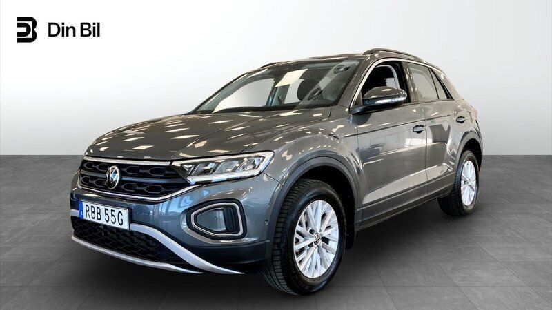 Grå Begagnad 2024 VW T-Roc SUV | 319 800 kr (Lite dyr) - Bild 1/4
