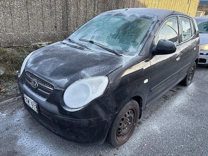 Svart Begagnad 2009 Kia Picanto Comfort Halvkombi | 12 600 kr (Bra pris) - Bild 1/4