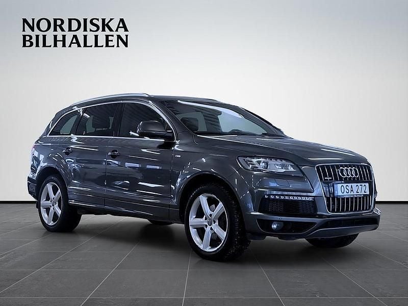 Begagnad Audi Q7 S-Line 204 HK (150 kW) 2014 Grå SUV