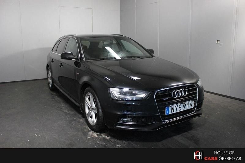 Svart Begagnad 2014 Audi A4 S-Line Kombi | 99 900 kr (Marknadspris) - Bild 1/4