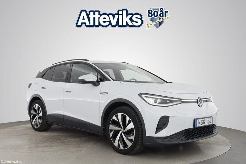 Vit Begagnad 2021 VW ID.4 Pro Performance SUV | 299 900 kr (Superpris) - Bild 1/3