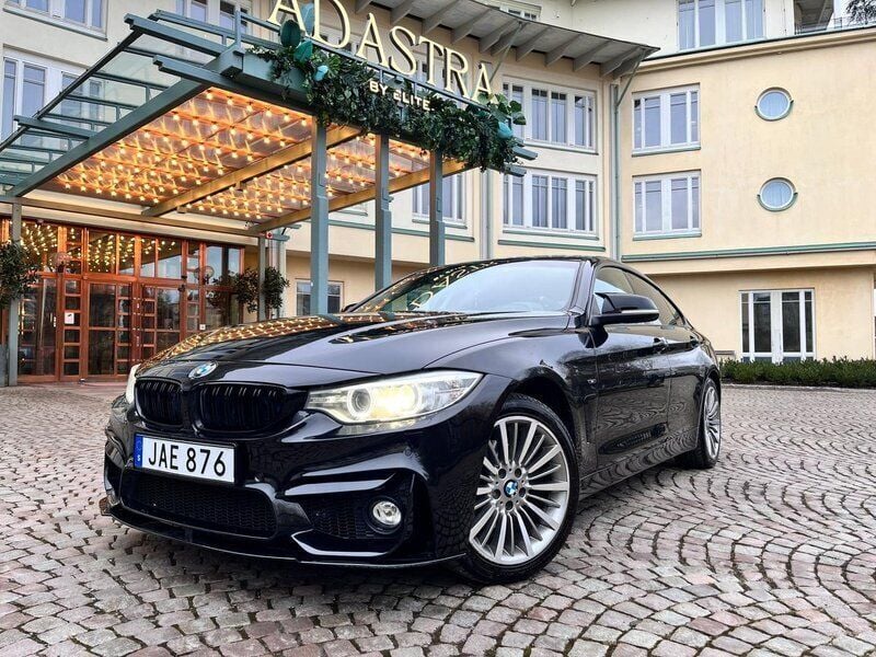 Svart Begagnad 2015 BMW 420 Gran Coupé M Sport Sportkupé | 174 999 kr (Superpris) - Bild 1/4