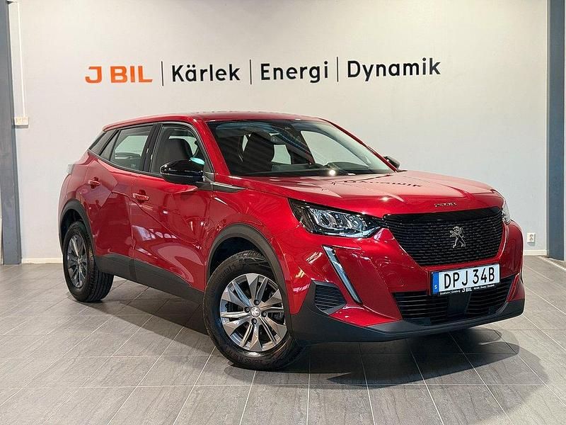 Röd Begagnad 2022 Peugeot 2008 Active SUV | 209 900 kr (Marknadspris) - Bild 1/4