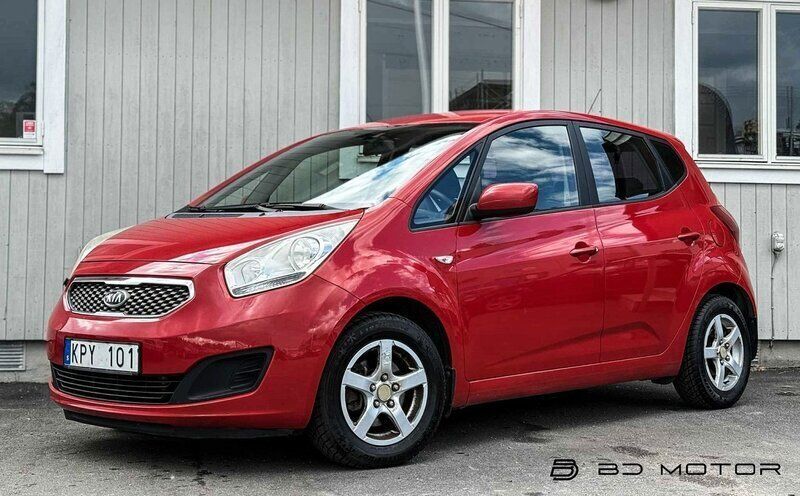 Röd Begagnad 2010 Kia Venga Halvkombi | 54 900 kr (Marknadspris) - Bild 1/4