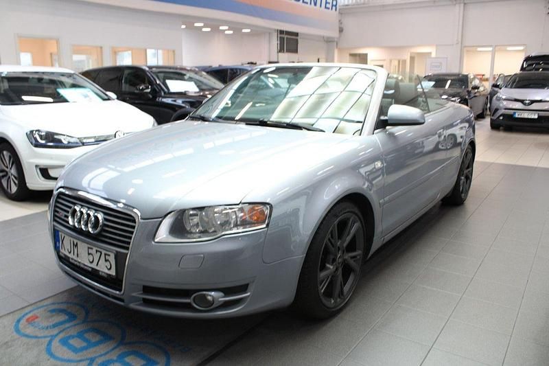 Silver Begagnad 2007 Audi A4 Cabriolet S-Line Cab | 69 900 kr - Bild 1/4
