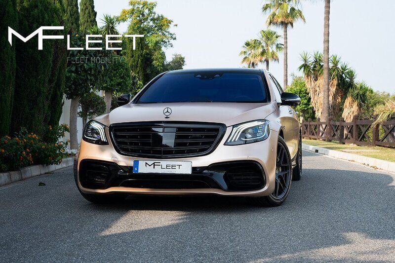 Vit (chrome rosé guld) Begagnad 2018 Mercedes S63 AMG AMG Sedan | 32 494 kr - Bild 1/4