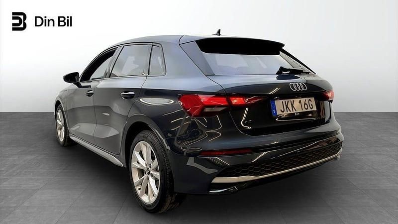 Begagnad Audi A3 Advanced 150 HK (110 kW) 2025 Manhattangrå metallic Halvkombi