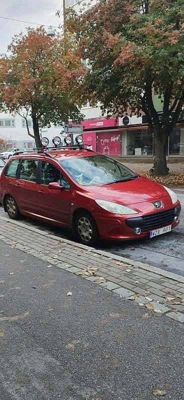 Röd Begagnad 2006 Peugeot 307 Kombi | 5 000 kr (Superpris) - Bild 1/1