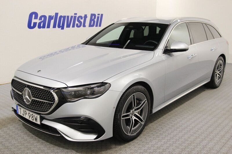 Brun metallic Begagnad 2024 Mercedes E220 AMG Kombi | 739 000 kr - Bild 1/4