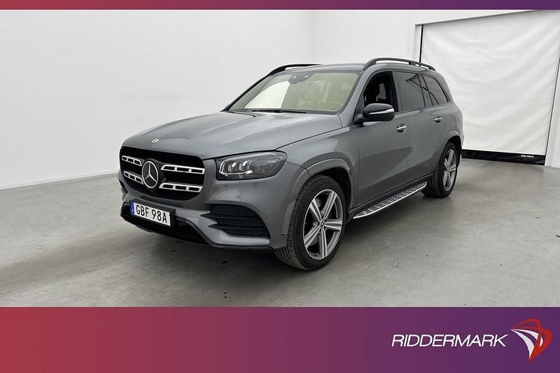 Grå Begagnad 2019 Mercedes GLS400 AMG SUV | 739 800 kr (Marknadspris) - Bild 1/4