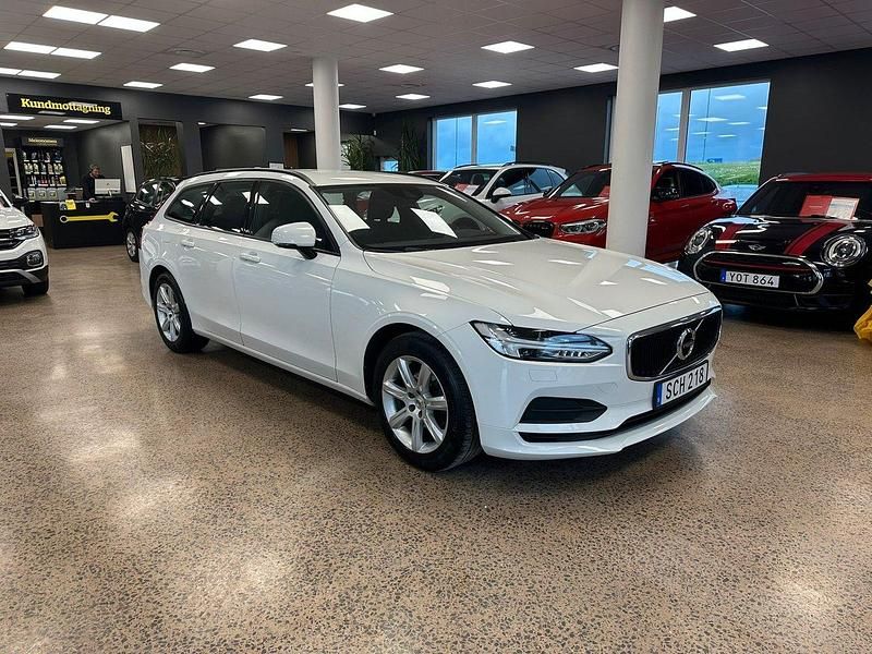 Vit Begagnad 2018 Volvo V90 Kombi | 189 900 kr (Bra pris) - Bild 1/4