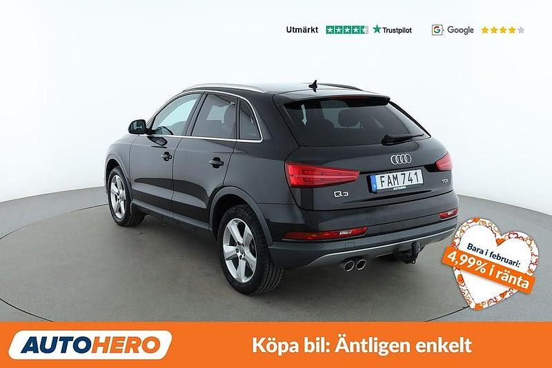 Begagnad Audi Q3 151 HK (111 kW) 2015 Svart SUV