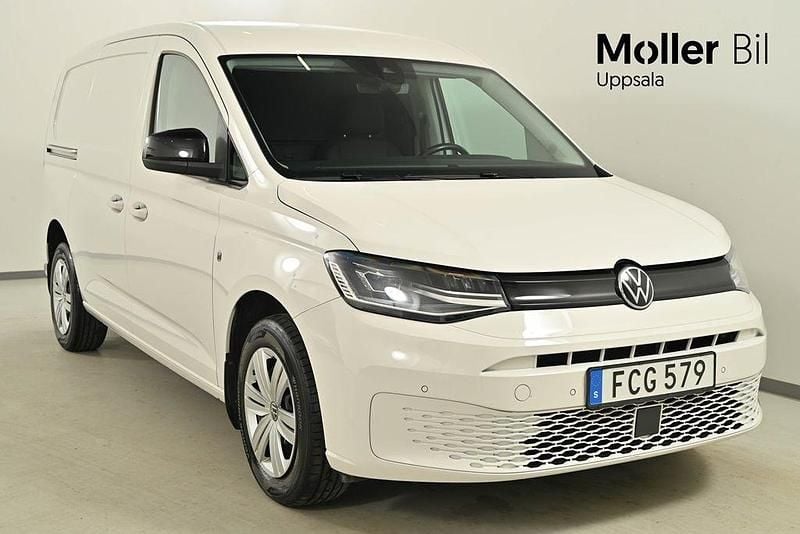 Vit (candyvit) Begagnad 2024 VW Caddy Maxi Minibuss | 339 000 kr (Dyr) - Bild 1/4