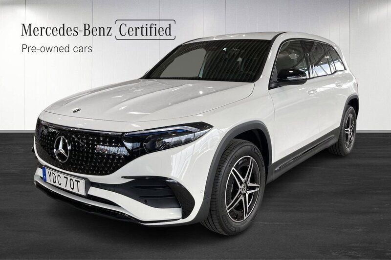 Vit Begagnad 2025 Mercedes EQB250+ Advanced SUV | 549 000 kr (Bra pris) - Bild 1/4