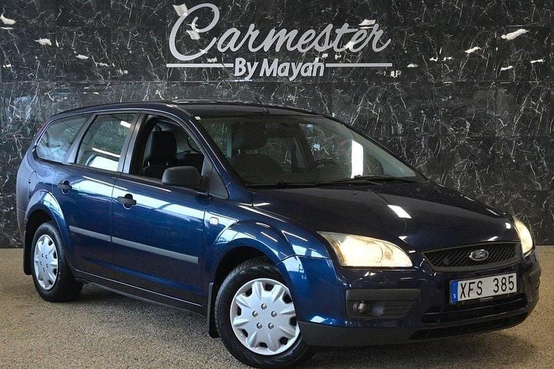 Mörkblå (blå) Begagnad 2006 Ford Focus Kombi | 19 990 kr - Bild 1/4