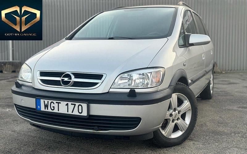 Grå Begagnad 2004 Opel Zafira Minibuss | 29 900 kr - Bild 1/4