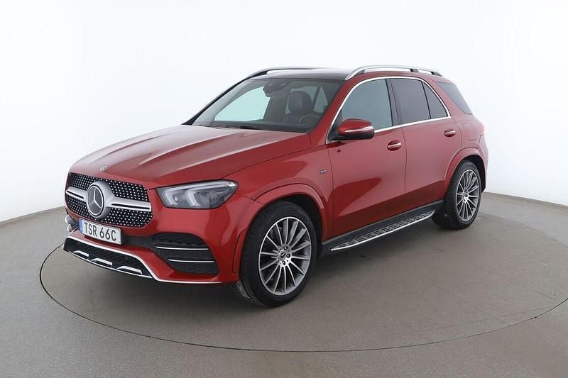 Röd Begagnad 2021 Mercedes GLE350 AMG SUV | 555 000 kr (Marknadspris) - Bild 1/3