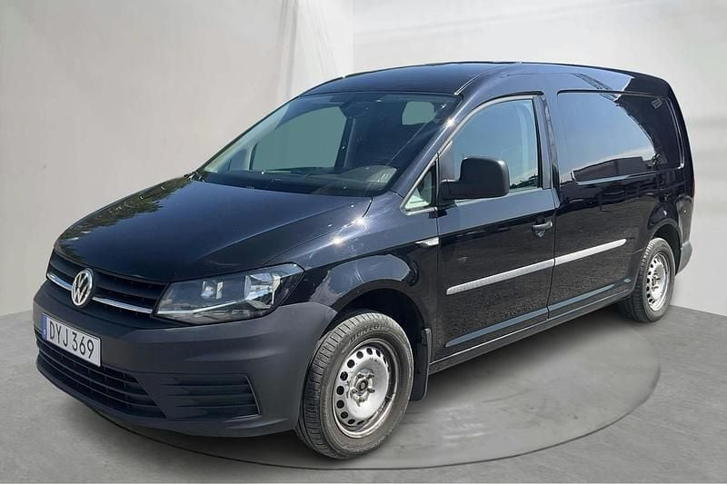 Svart Begagnad 2019 VW Caddy Minibuss | 90 000 kr (Bra pris) - Bild 1/4
