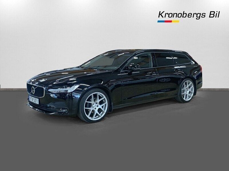 Svart Begagnad 2017 Volvo V90 Business Edition Kombi | 209 500 kr (Marknadspris) - Bild 1/4