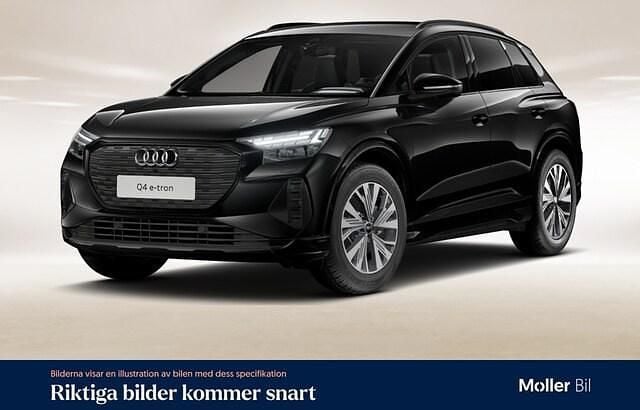 Mytsvart metallic Begagnad 2022 Audi Q4 e-tron Advanced SUV | 339 000 kr (Marknadspris) - Bild 1/4