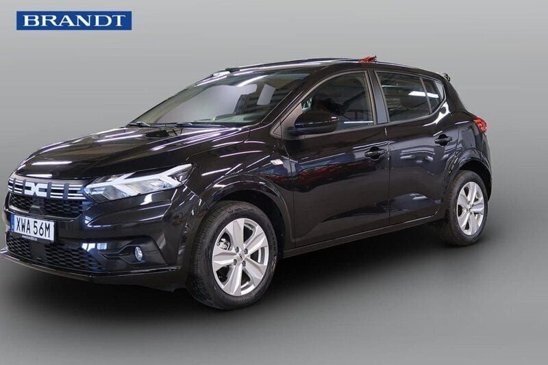 Svart Begagnad 2024 Dacia Sandero Expression Halvkombi | 189 900 kr (Bra pris) - Bild 1/4