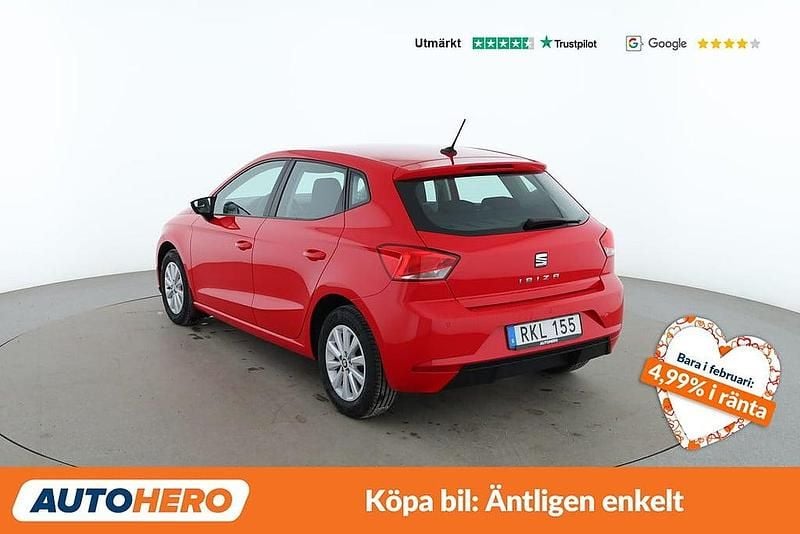 Begagnad Seat Ibiza 95 HK (69 kW) 2021 Röd Halvkombi