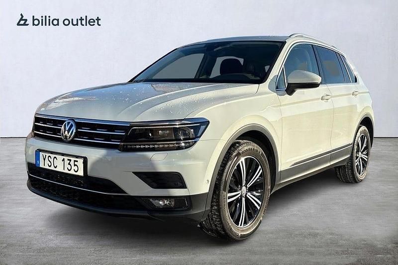 Vit Begagnad 2017 VW Tiguan Executive SUV | 249 900 kr (Marknadspris) - Bild 1/3
