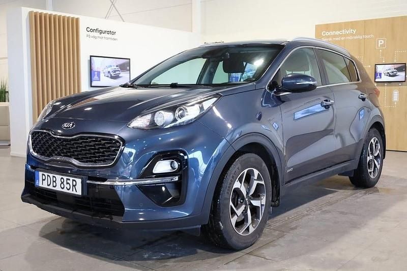 Blå Begagnad 2019 Kia Sportage Advance SUV | 239 900 kr (Marknadspris) - Bild 1/3