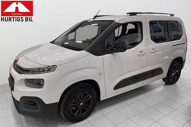 Vit Begagnad 2023 Citroën e-Berlingo Shine Minibuss | 269 900 kr (Bra pris) - Bild 1/4